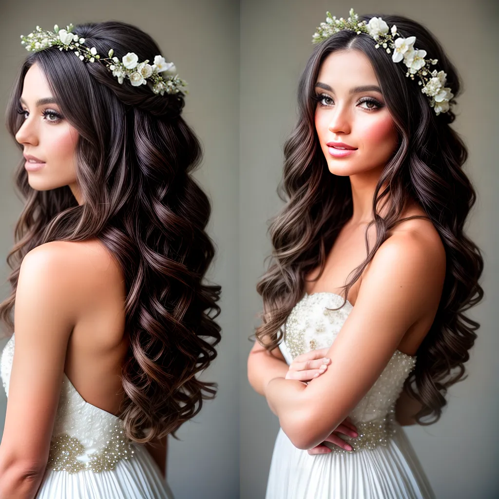 noiva cabelo flor coroa romantico