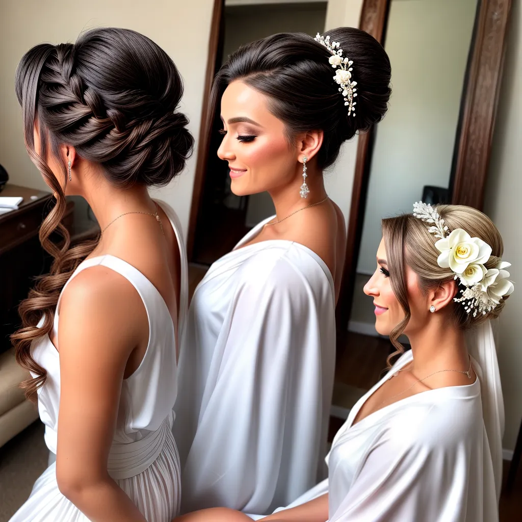 noiva cabelo espelho acessorios aprendendo