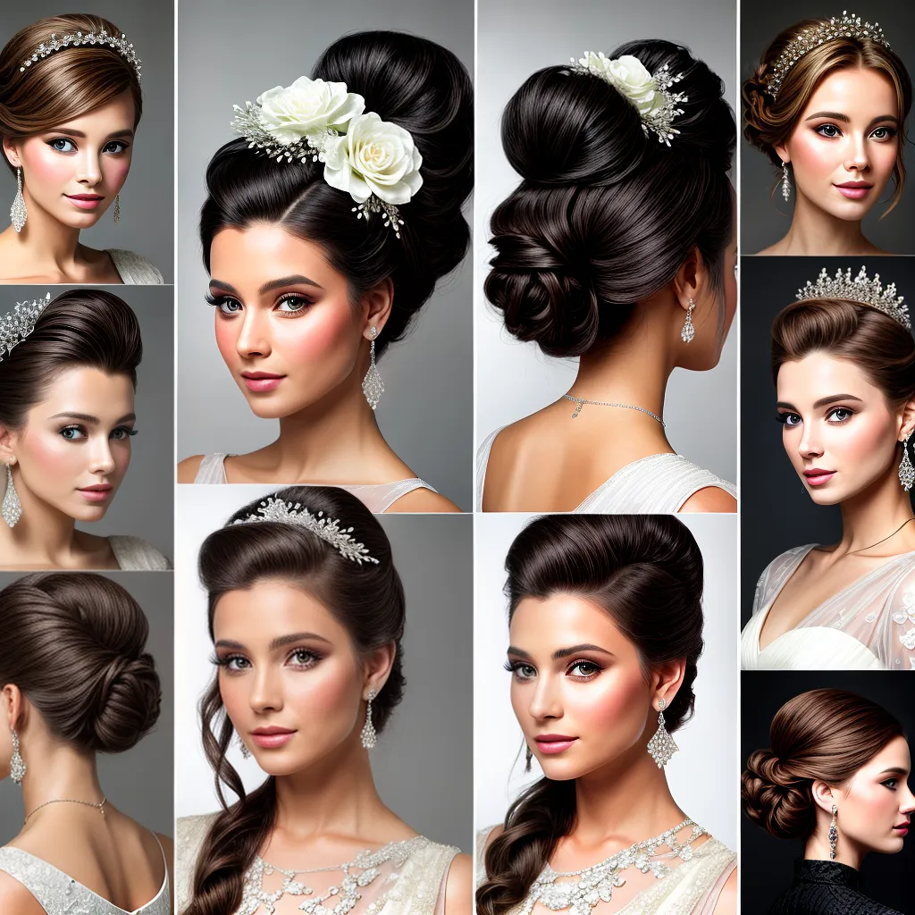 penteados casamento historia updo ondas bun