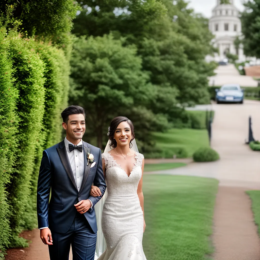 noivos sorriso estilo casamento