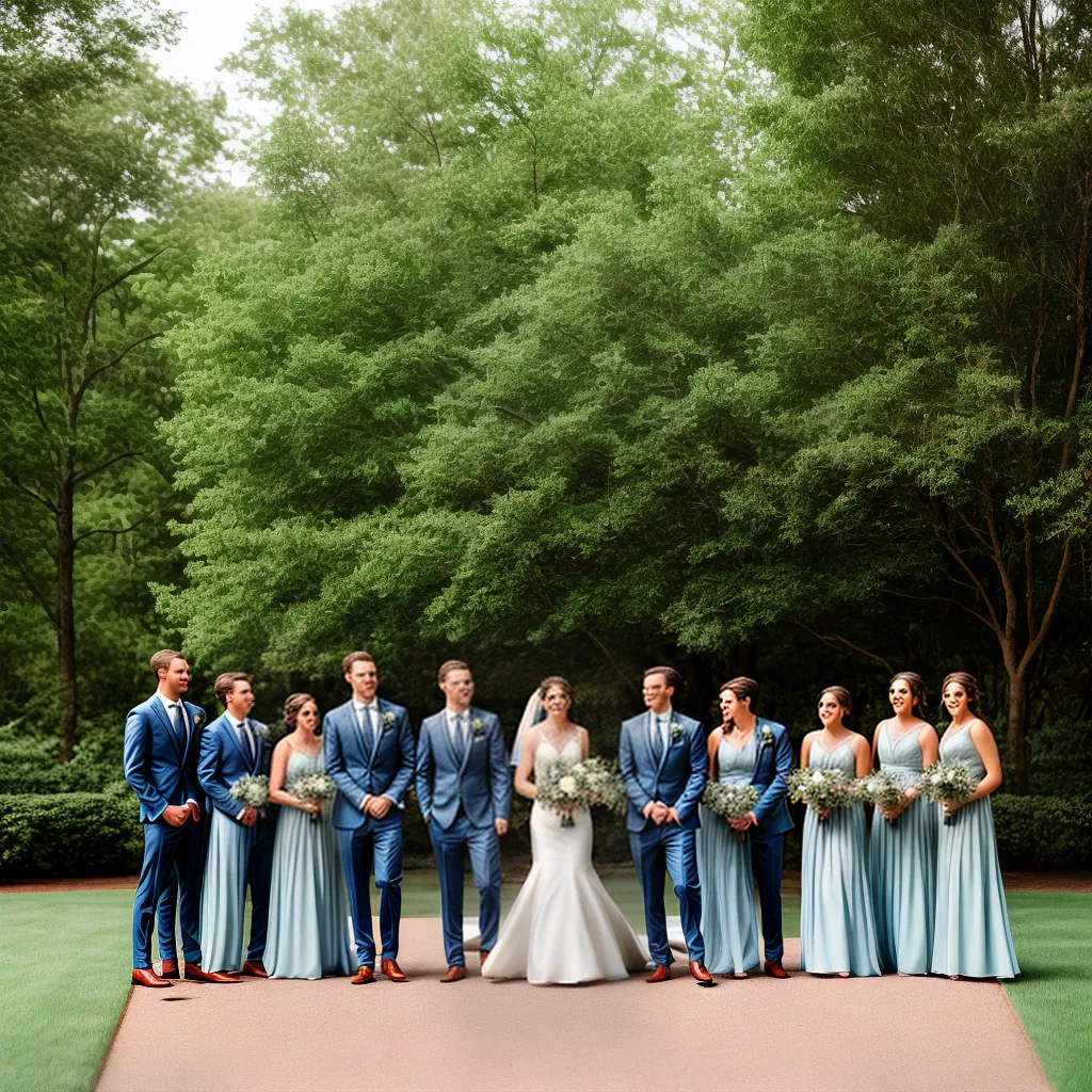 casamento grupo padrinhos pastel elegante