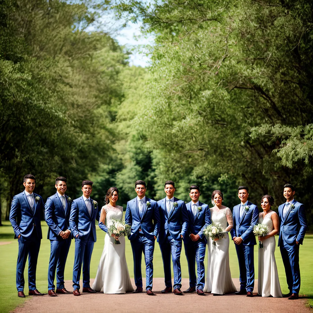 padrinhos madrinhas vestidos ternos