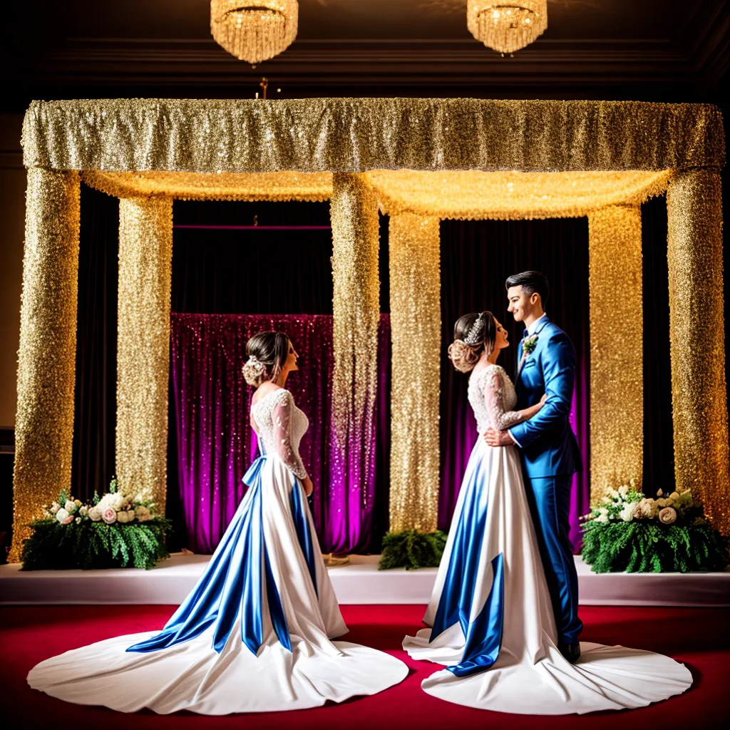 casamento noiva noivo altar decorado