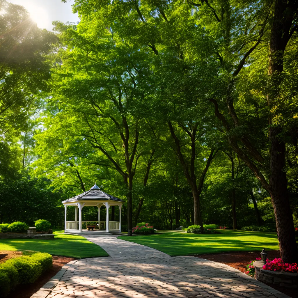jardim gazebo flores casamento