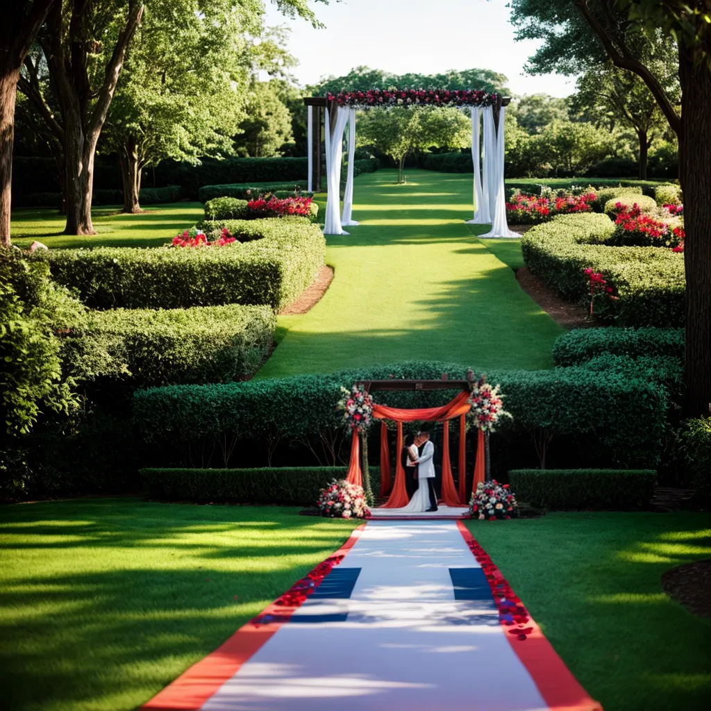 casamento arco decorado natureza sol