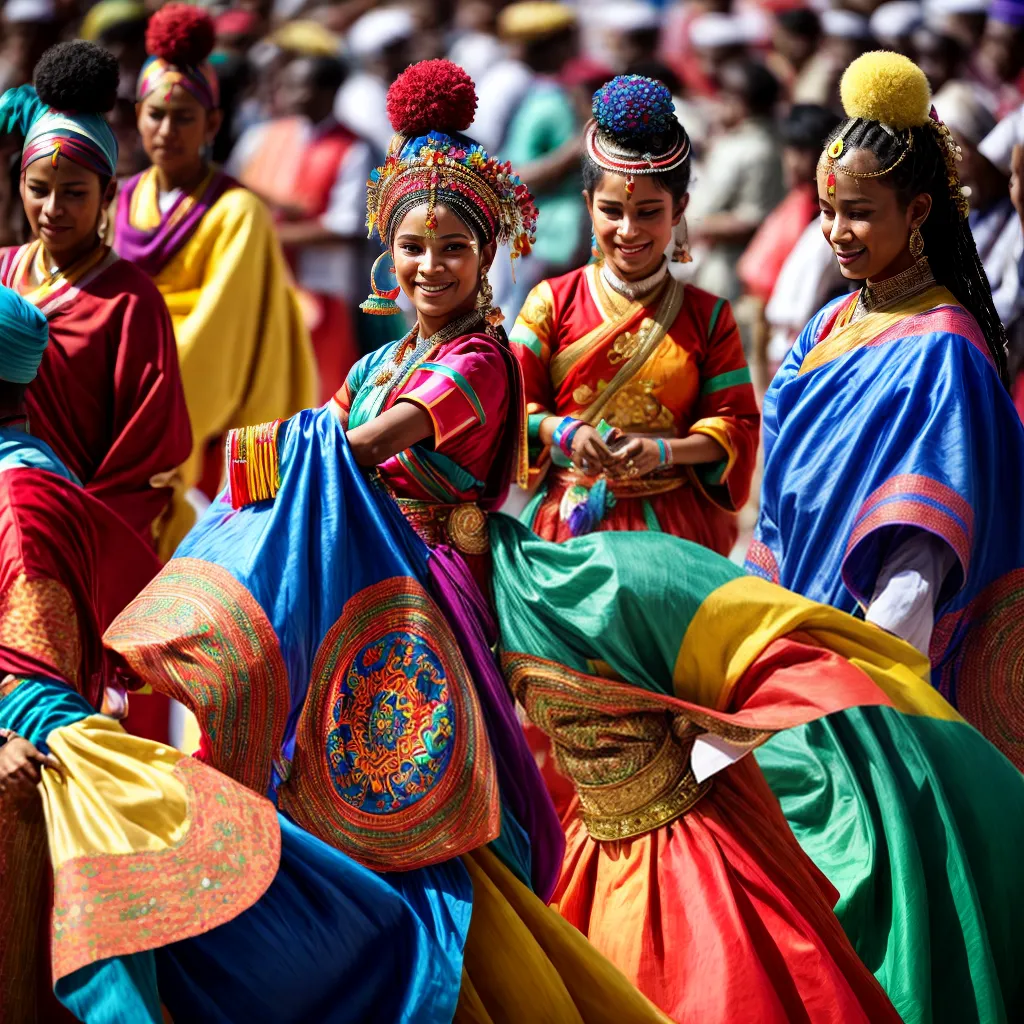 diversidade cultural trajes cerimonia