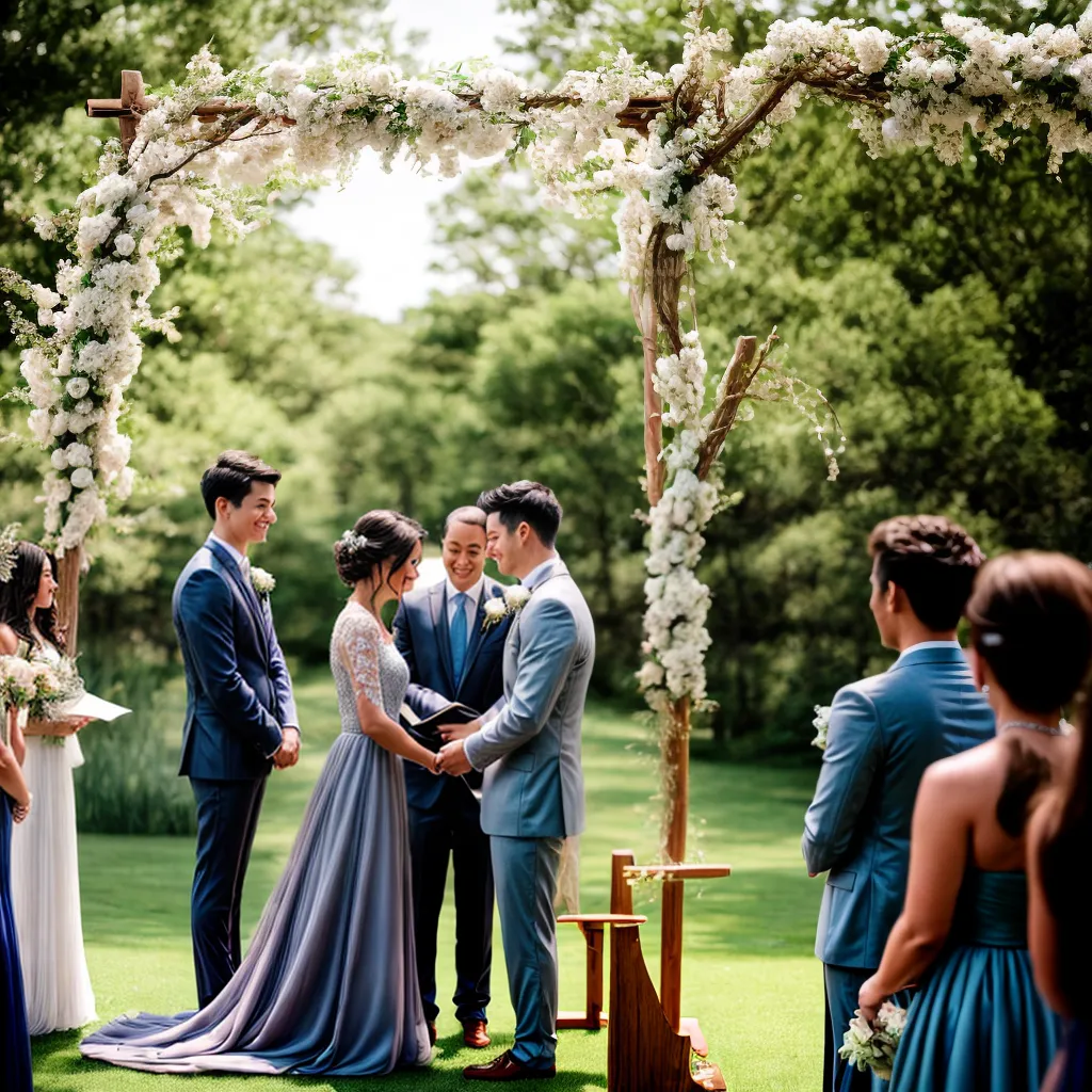 casamento ao ar livre flores luzes arco