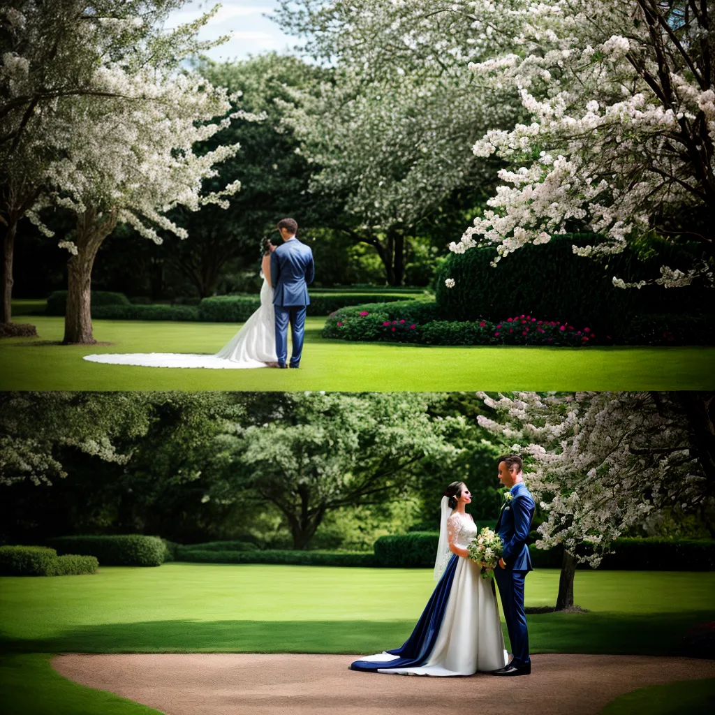 casamento ao ar livre noivos natureza