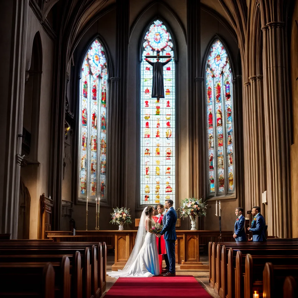 igreja flores velas casamento