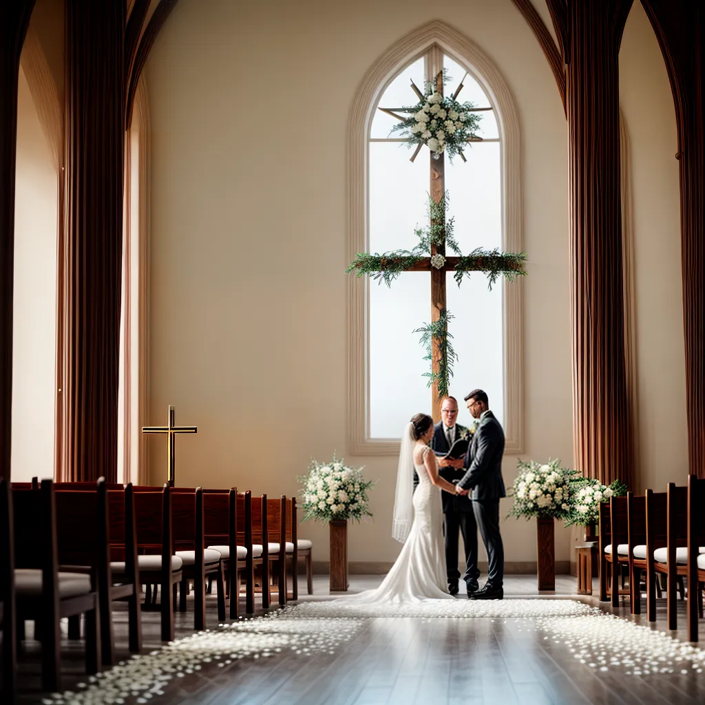 casamento flores velas cruz espiritual