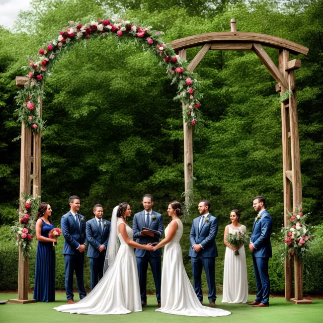 casamento jardim arco flores amor