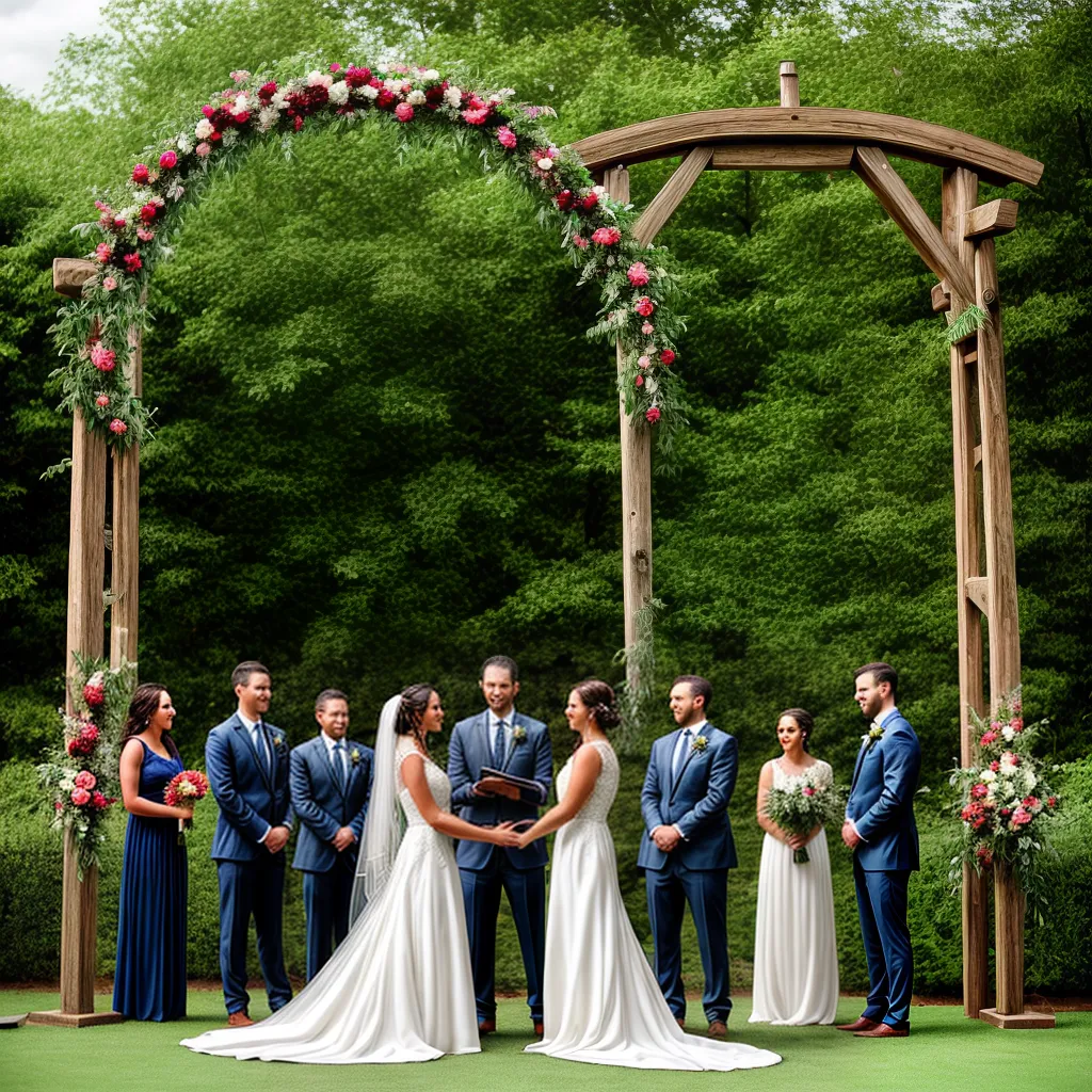 casamento jardim arco flores amor