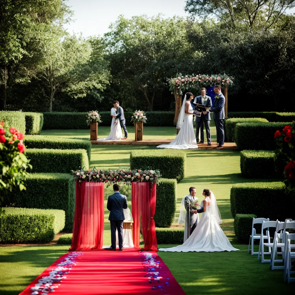 casamento ao ar livre jardim altar rustico