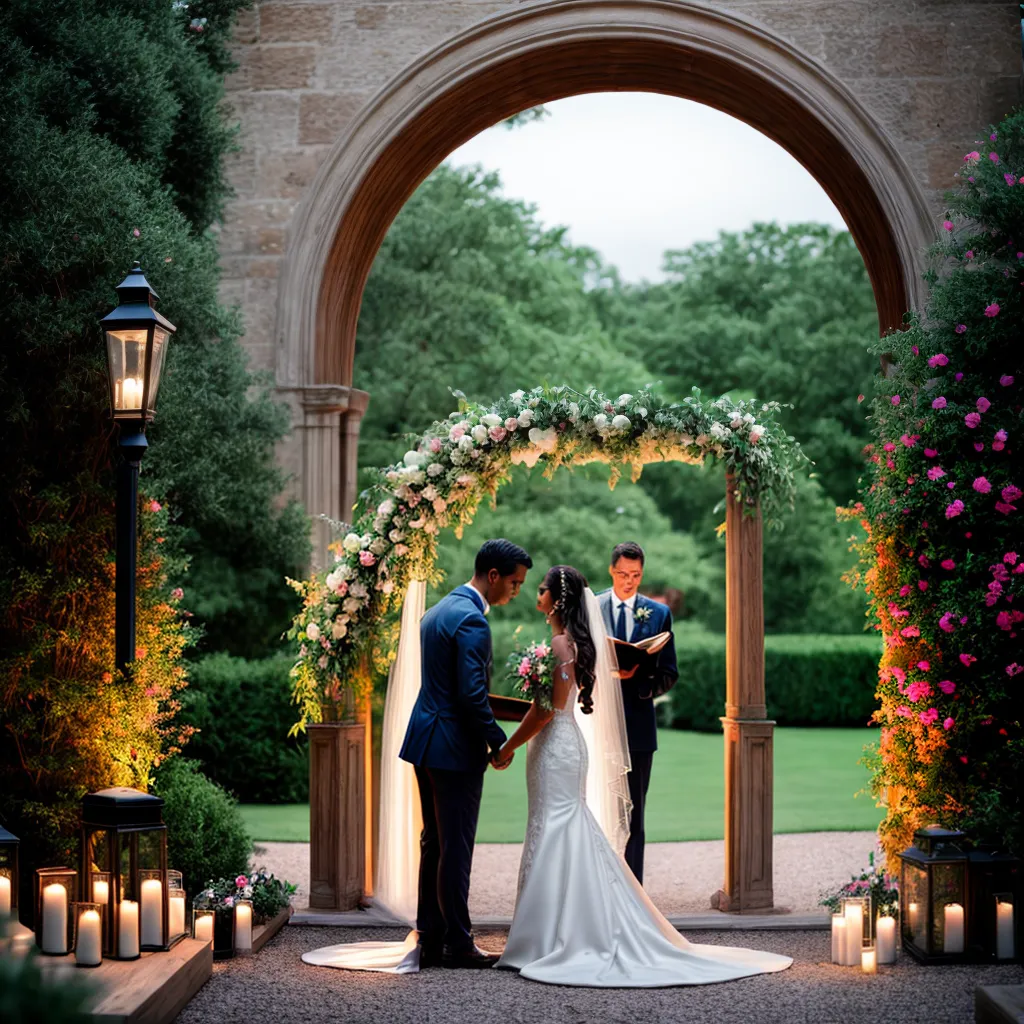 casamento jardim arco flores cerimonia