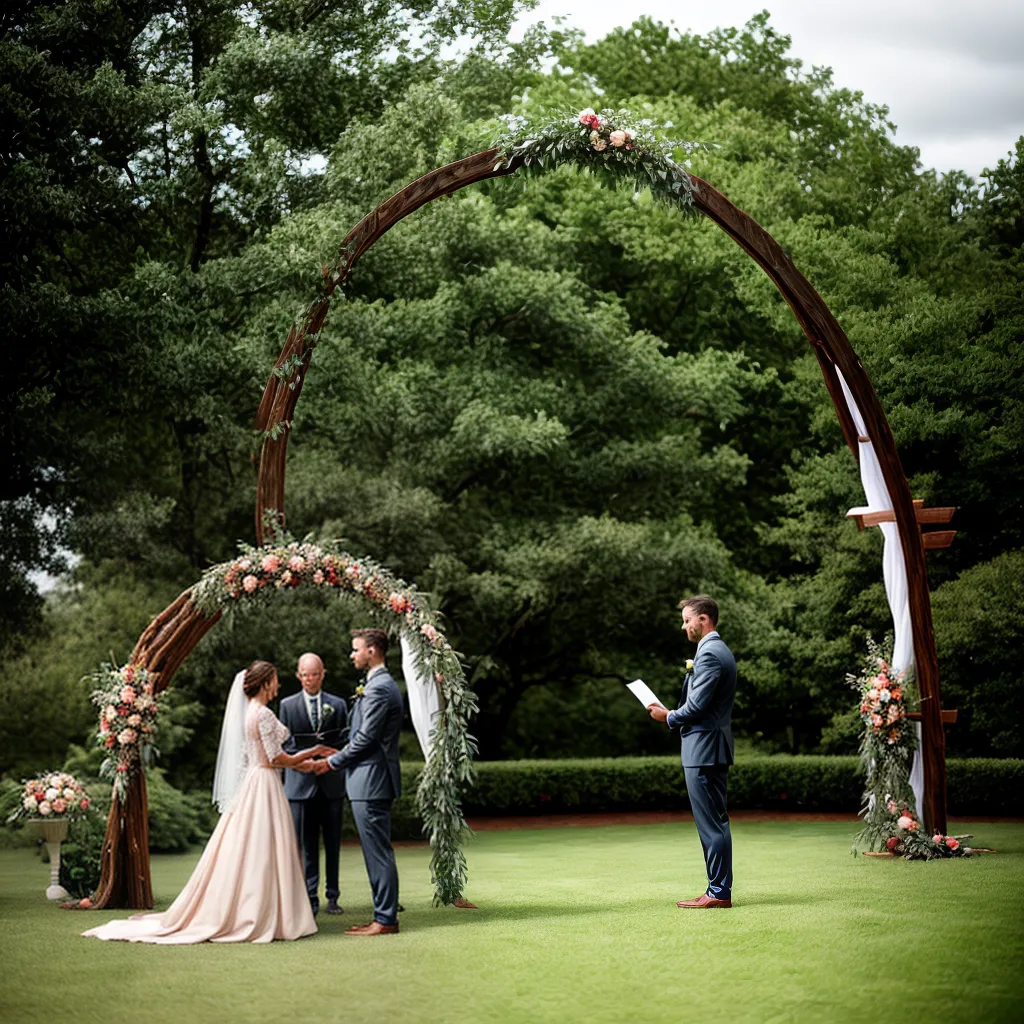 casamento jardim arco rustico amor 1