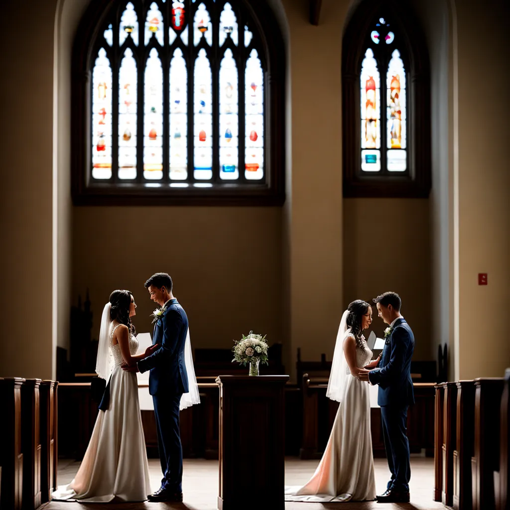 casamento casal altar luz janelas
