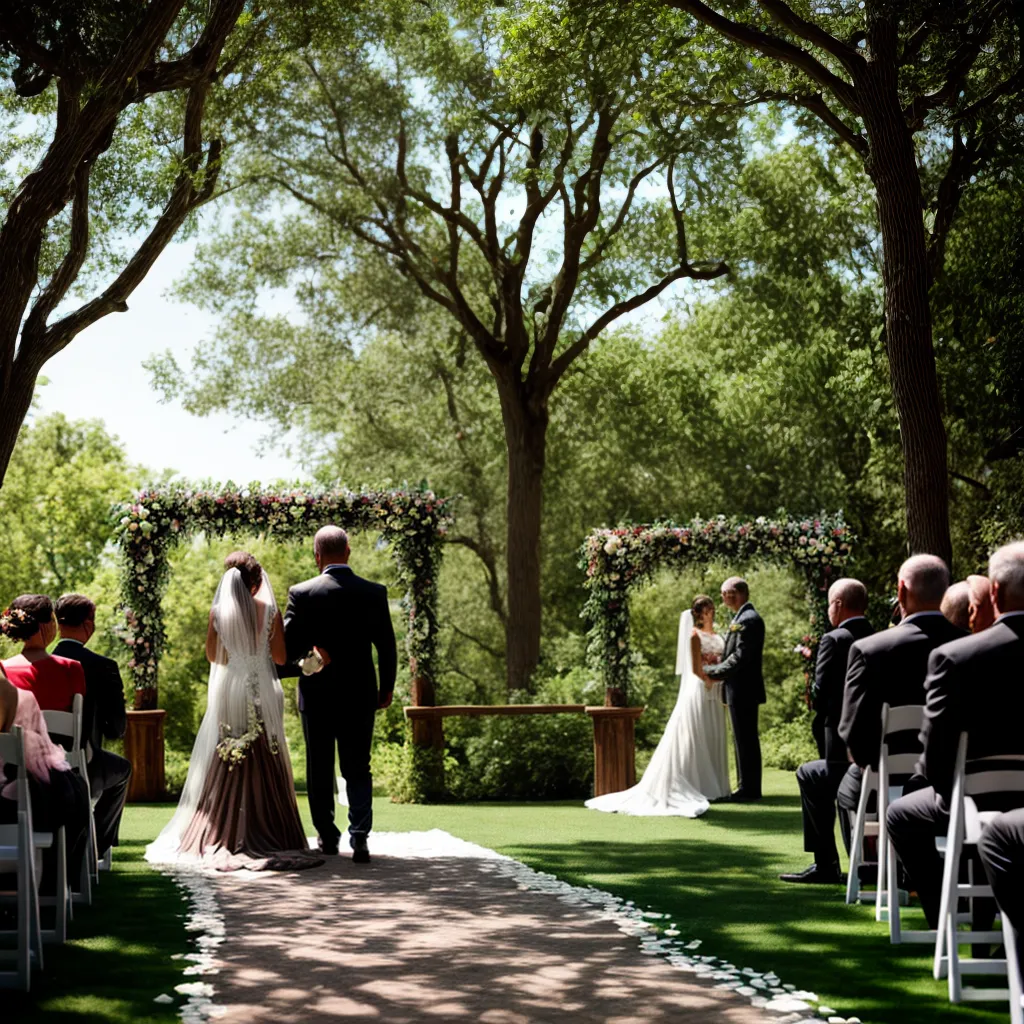 casamento ao ar livre noiva noivo 2