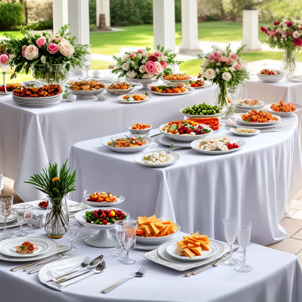 mesa decorada floral canapes queijo frutas cruz