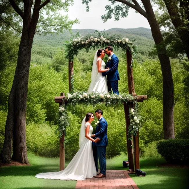 casamento ao ar livre cerimonia crista
