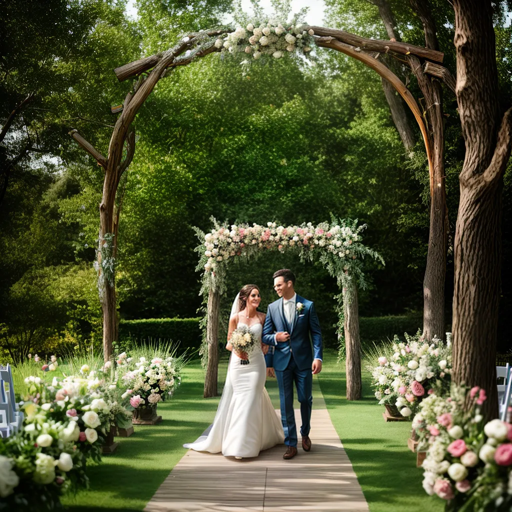 casamento jardim noiva noivo arco rustico 1