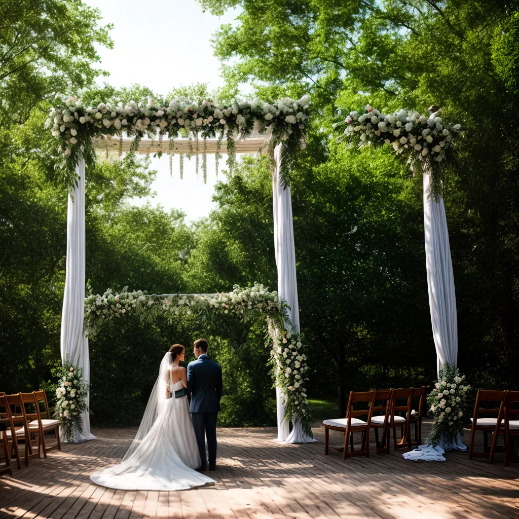 casamento jardim arco floral luzes 2