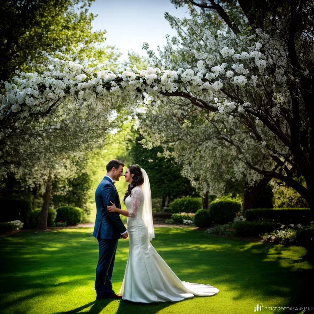 casamento ar livre arco madeira noivos 1