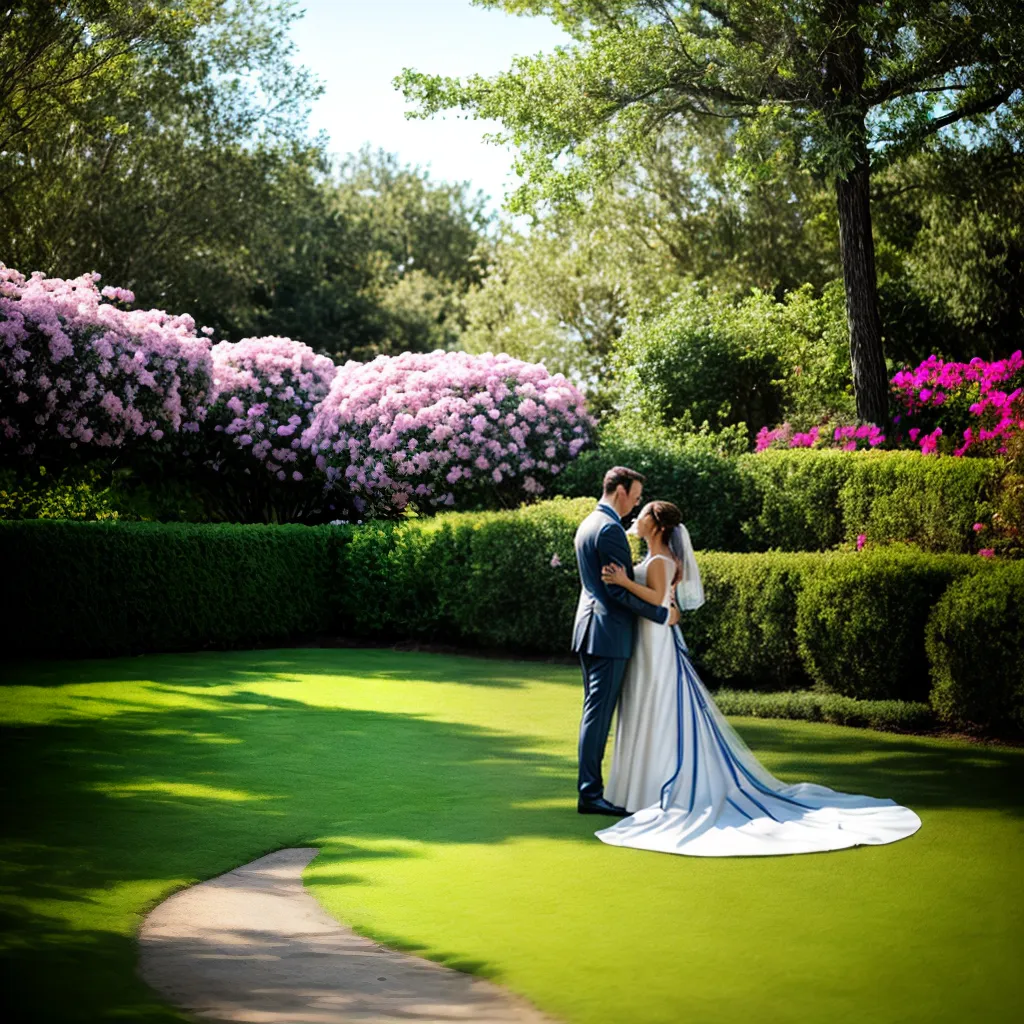 casamento jardim primavera noivos