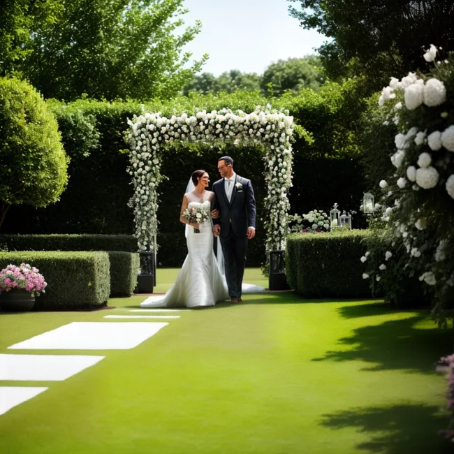 casamento jardim noiva noivo cerimonia