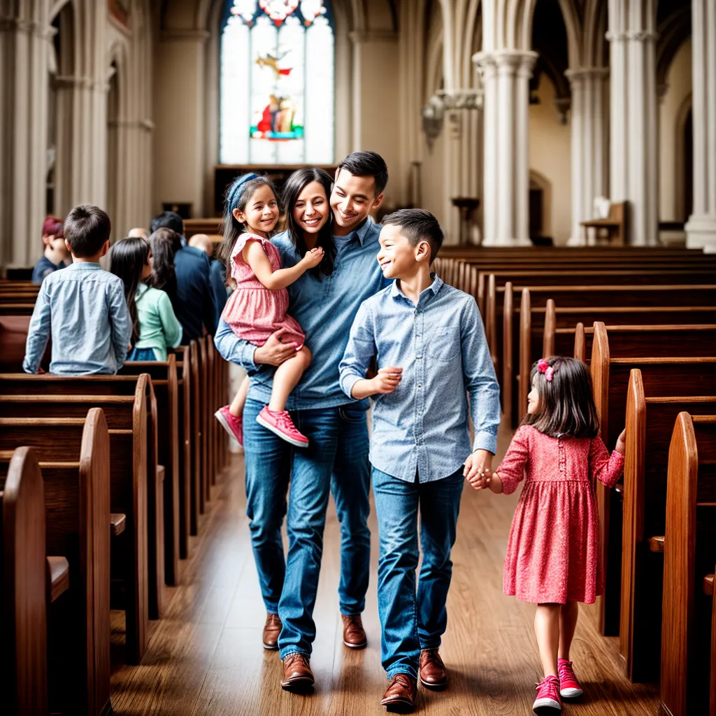 familia alegre igreja amor cristao