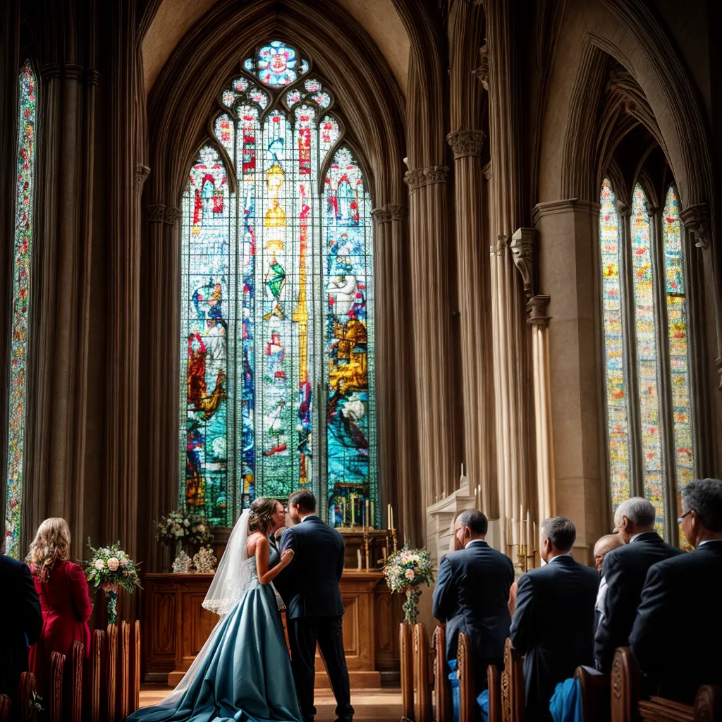casamento cristao sol janelas vitrais