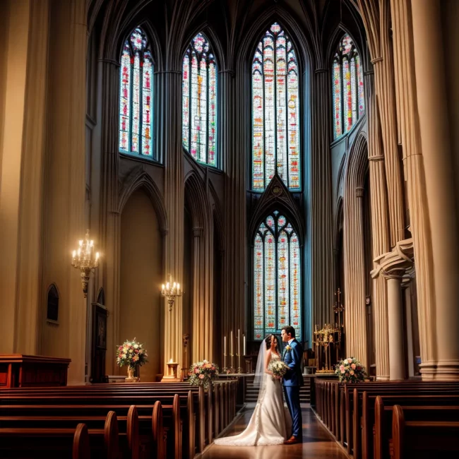 casamento igreja noiva noivo familia