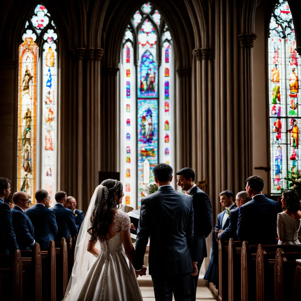 casamento igreja noivos amor jornada
