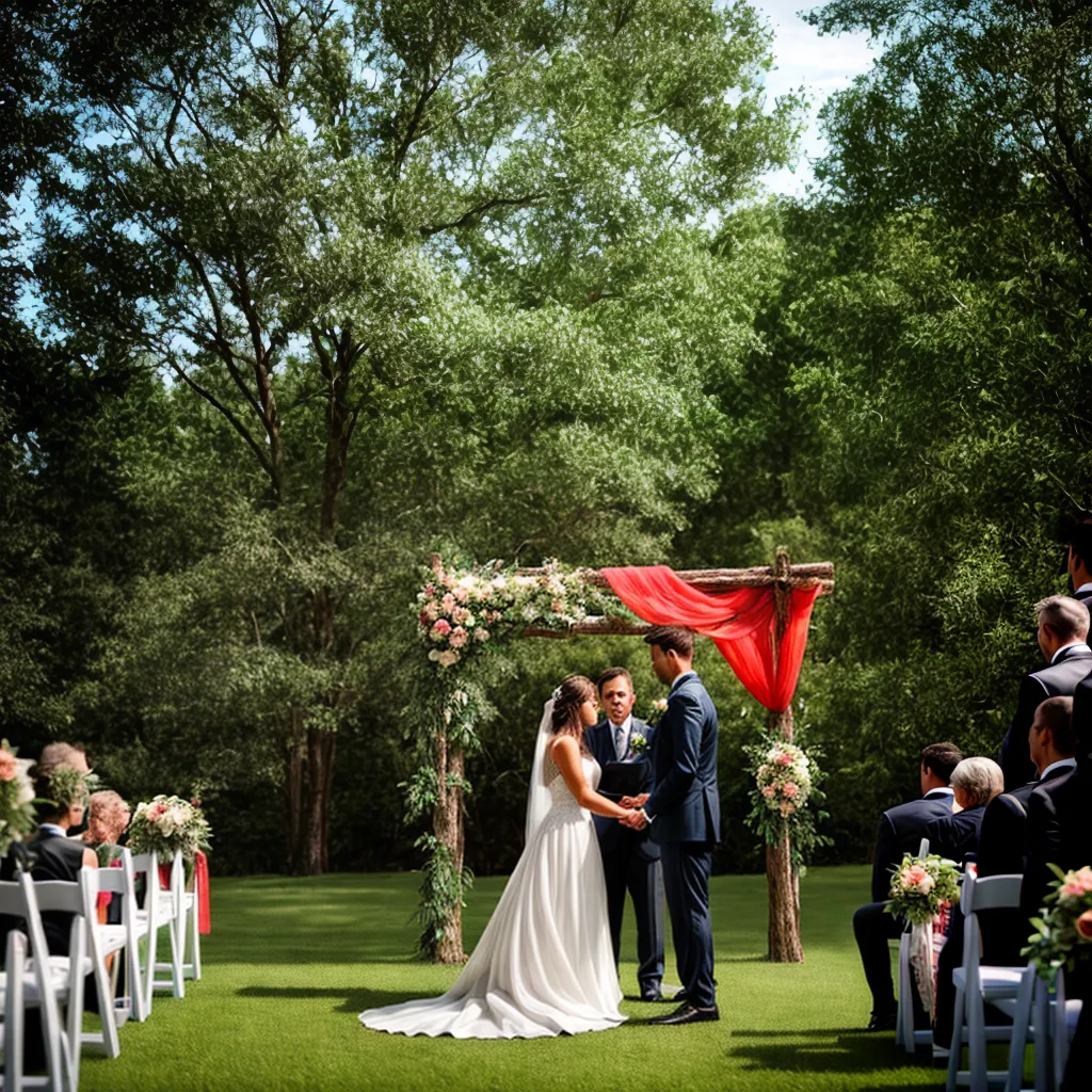 casamento ao ar livre cruz flores