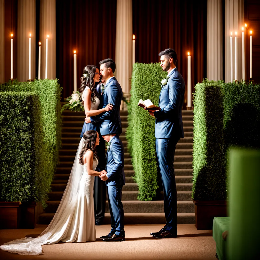 casamento noiva noivo altar flores biblia