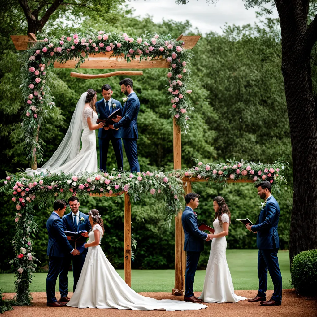 casamento jardim arco rustico votos