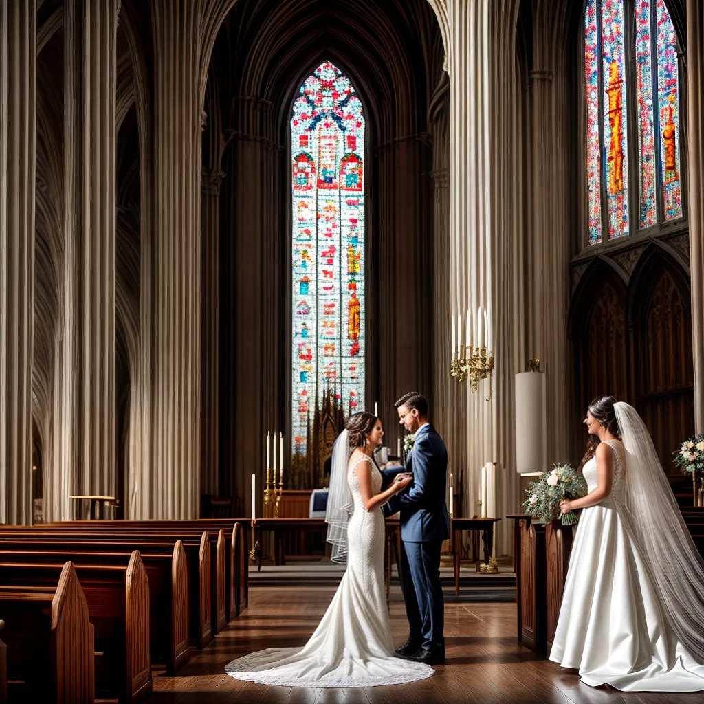 casamento igreja noivos amor fe