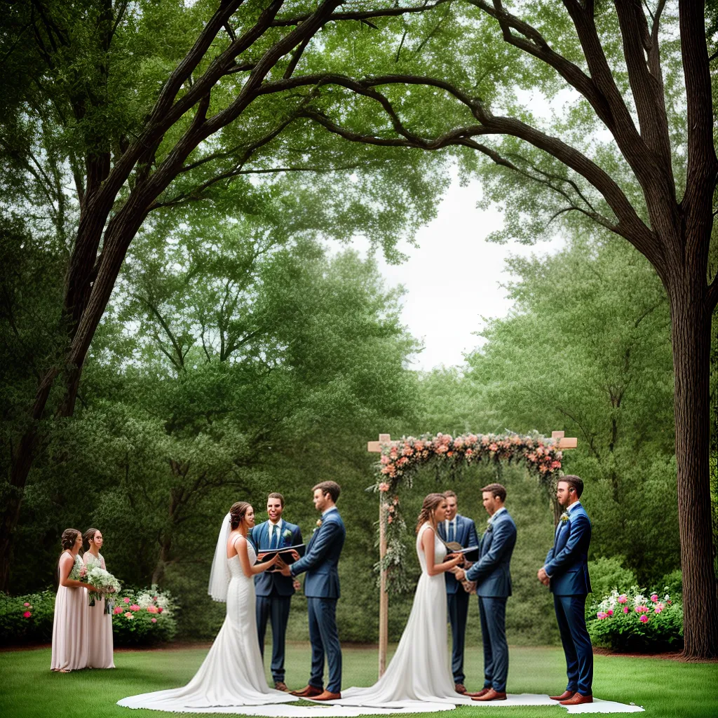 casamento ar livre arco madeira flores