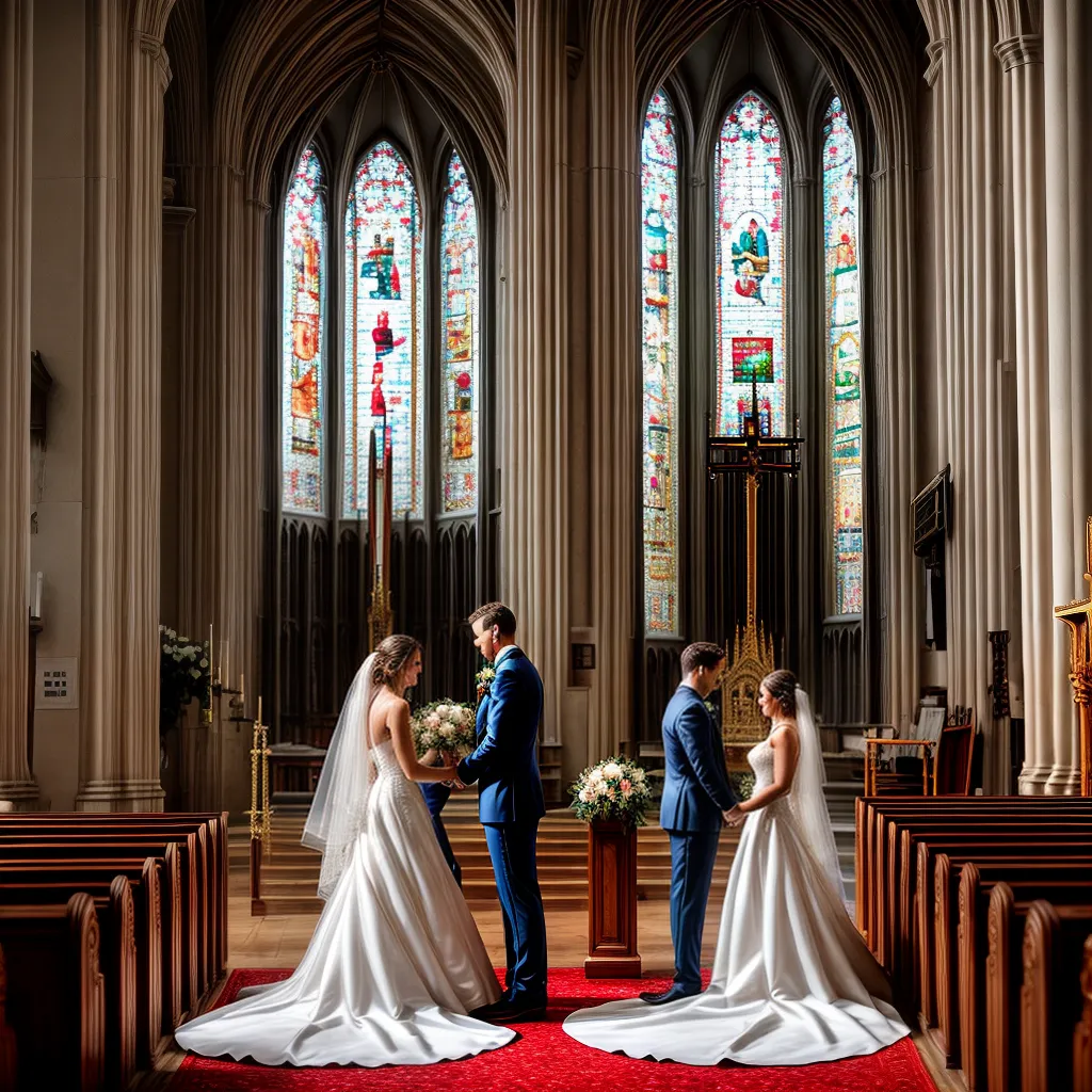 casamento noiva noivo igreja flores 2