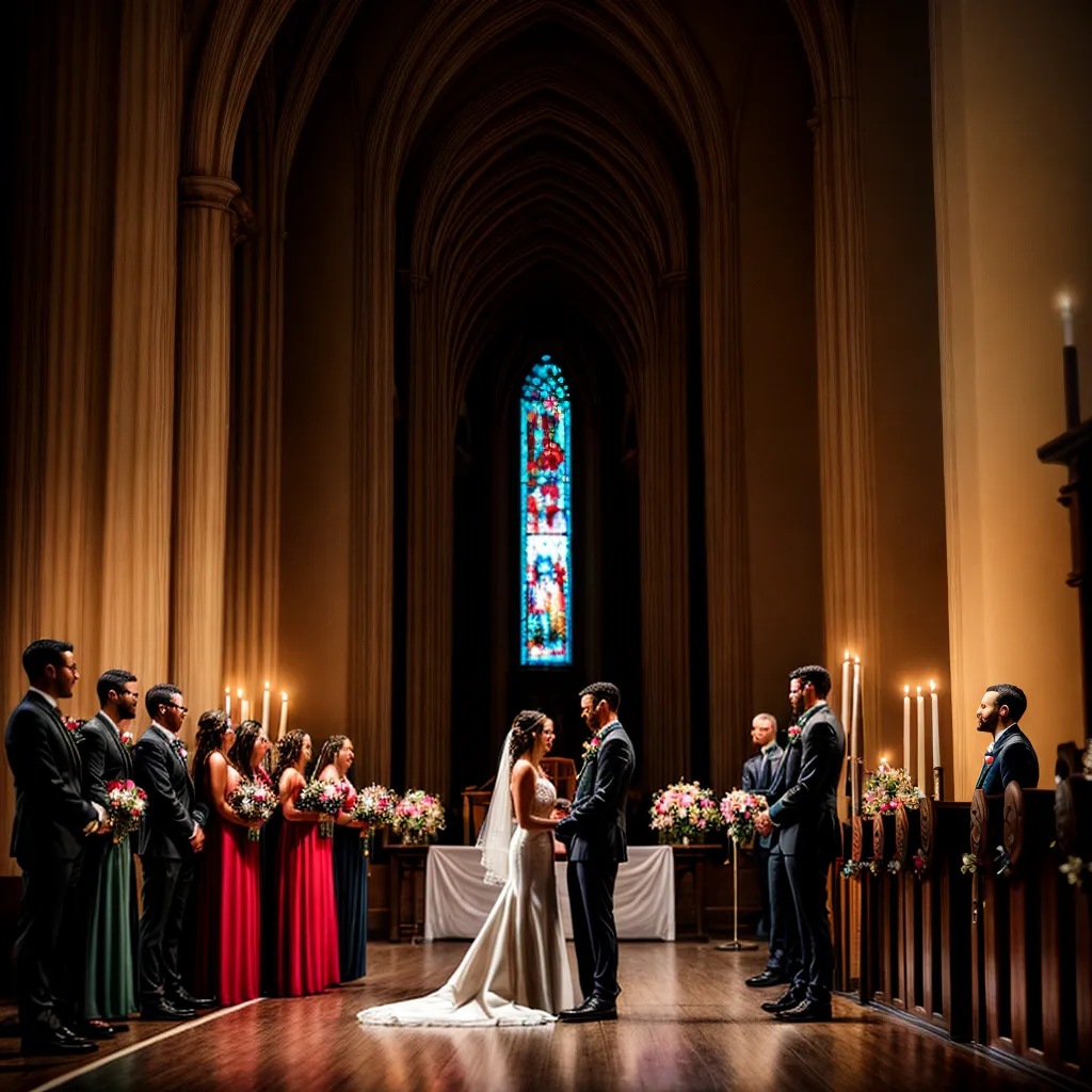 casamento noiva noivo igreja flores 3