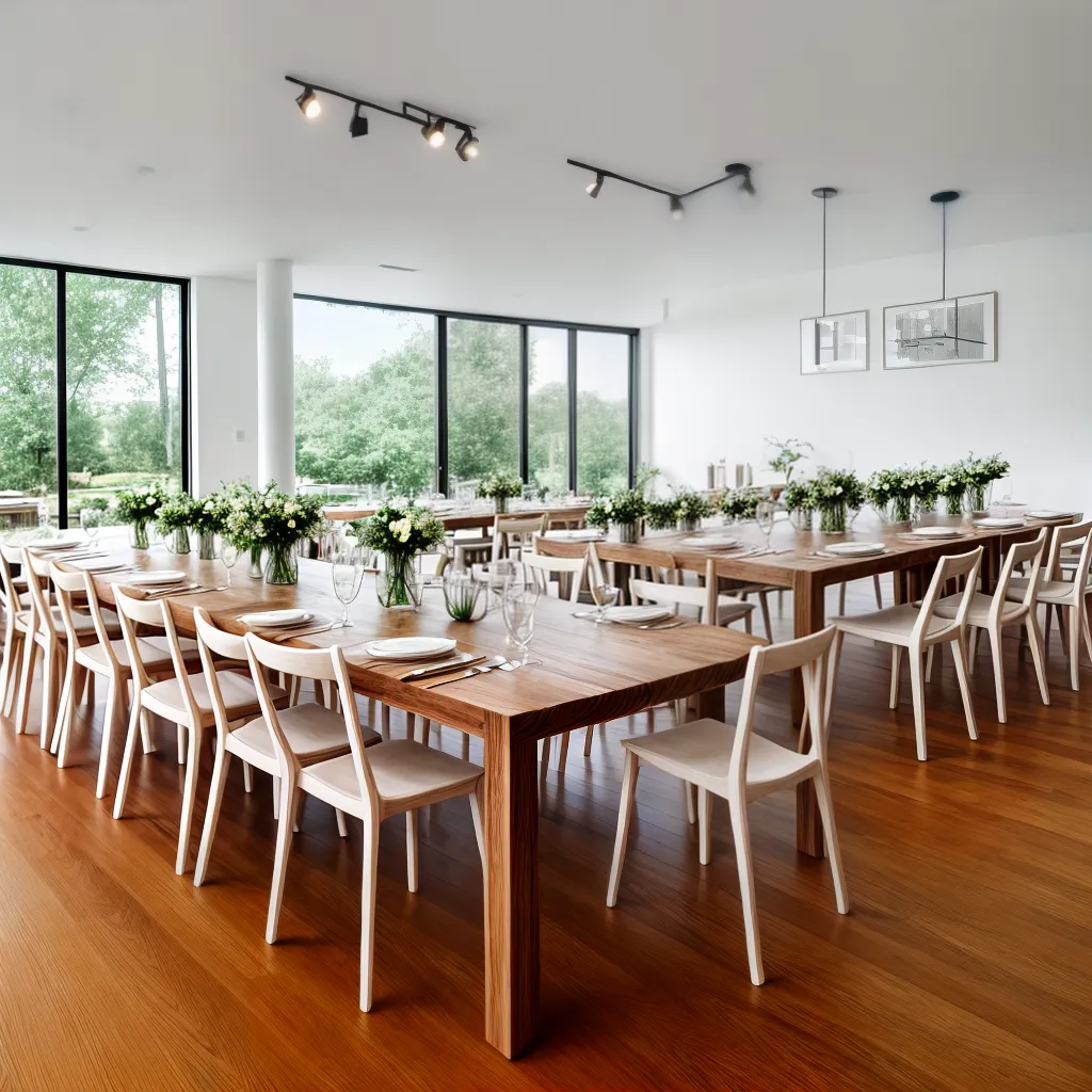 casamento recepcao decoracao minimalista
