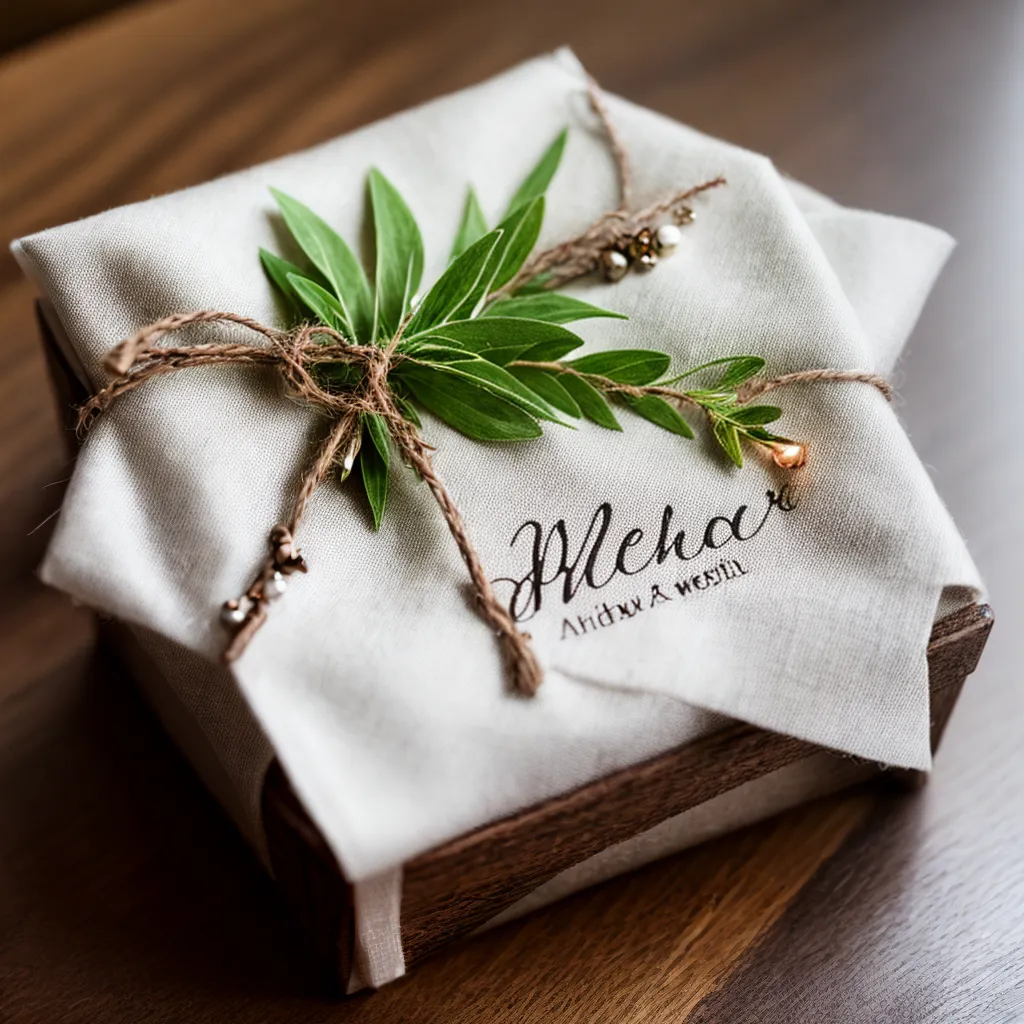 lembrancinha casamento reciclada folhas flores