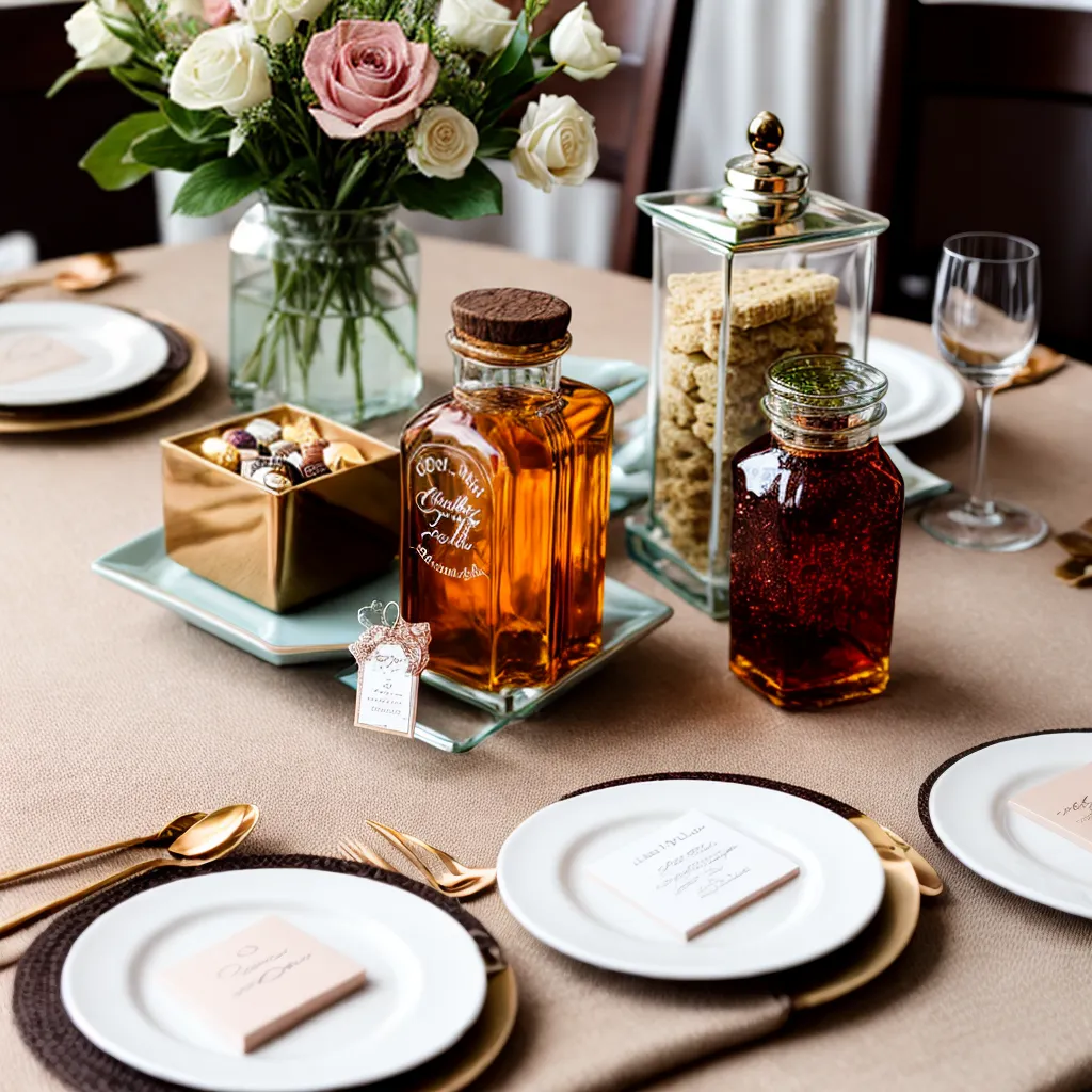 mesa casamento favores tematicos