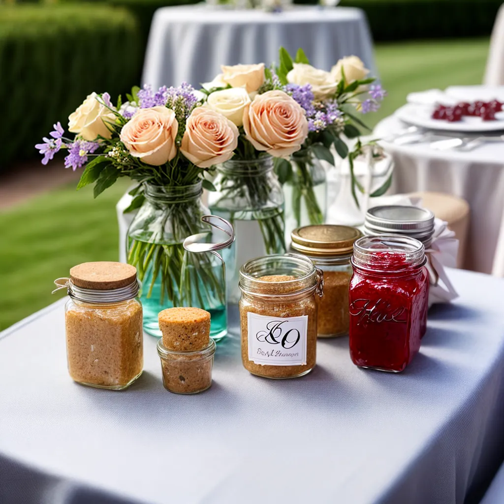 mesa casamento favores personalizados 10