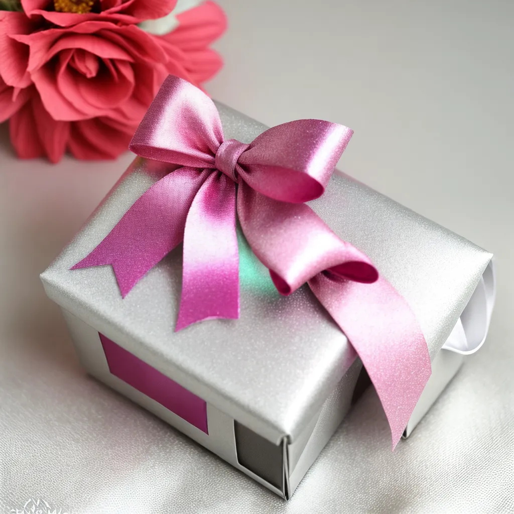 Caixa de lembrancinha de casamento personalizada com laço