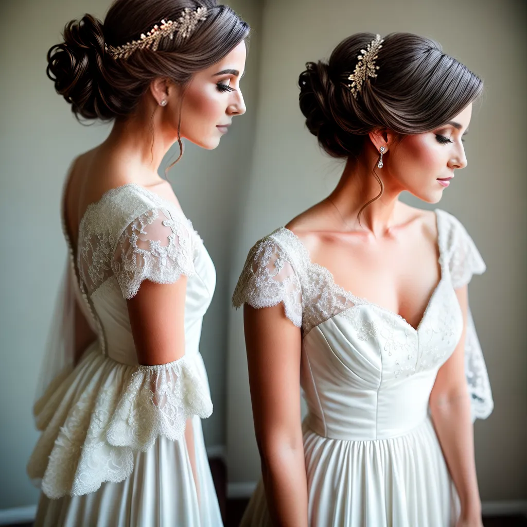 noiva vestido vintage penteado romantico noiva vestido vintage penteado romantico