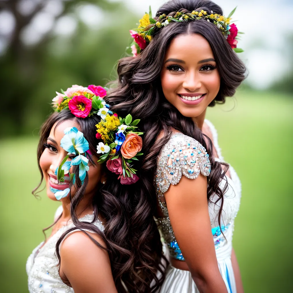 noiva cabelo floral boho sorriso