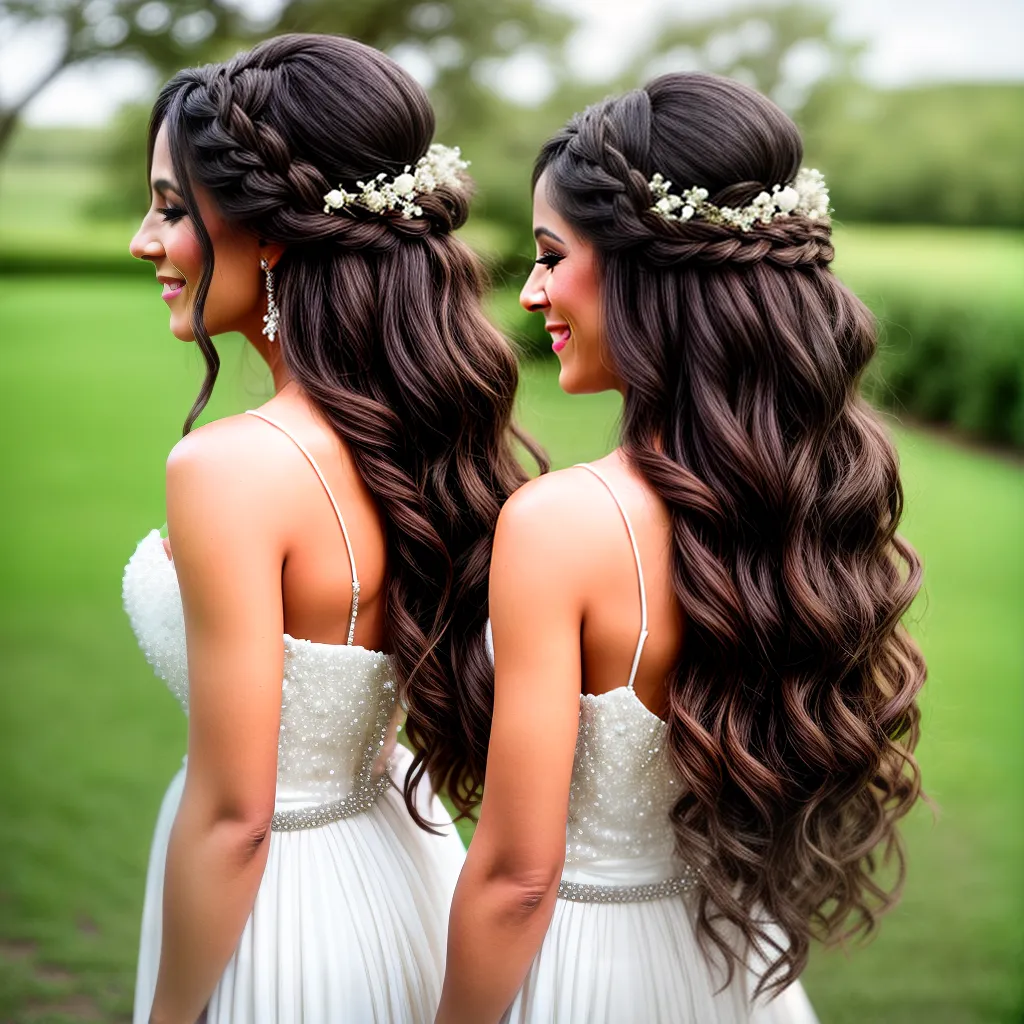 noiva cabelo floral boho