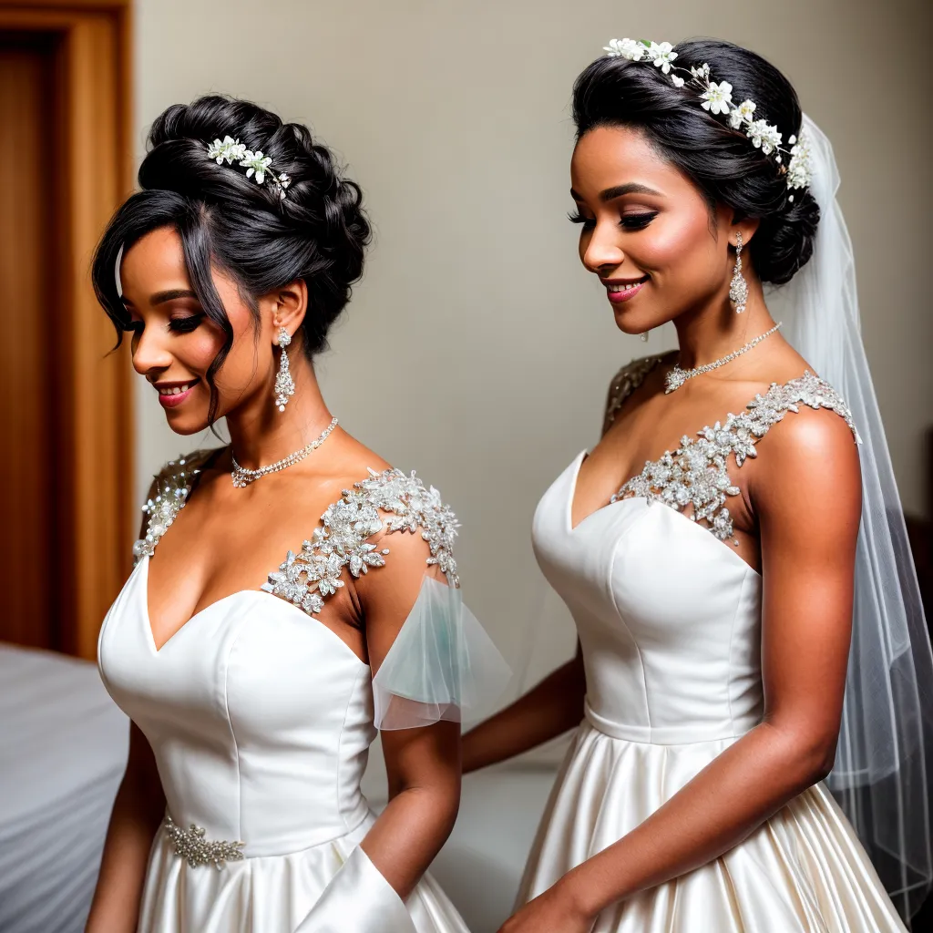 noiva sorriso radiante penteado elegante 2
