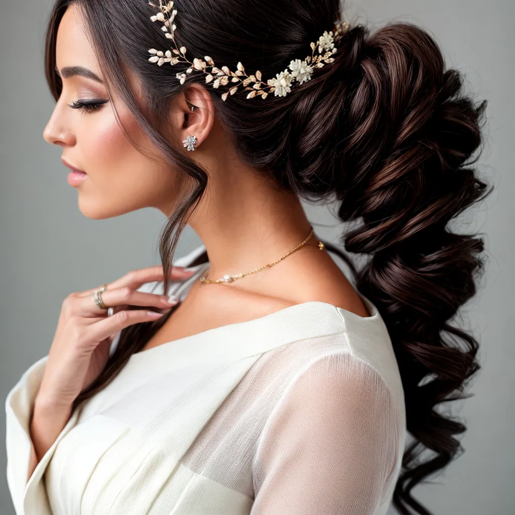 penteado noiva celebridade elegante