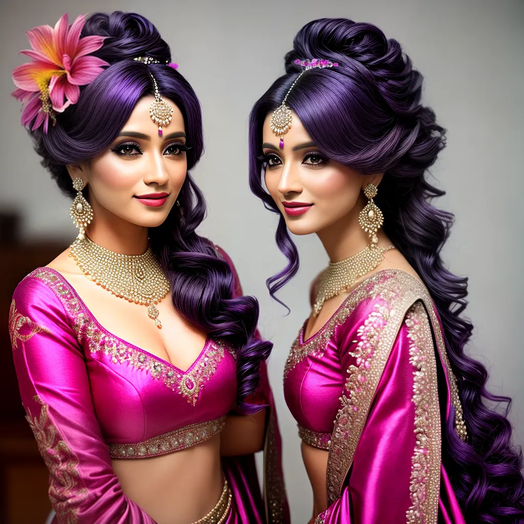 noiva cabelo roxo flores tropicais noiva cabelo roxo flores tropicais